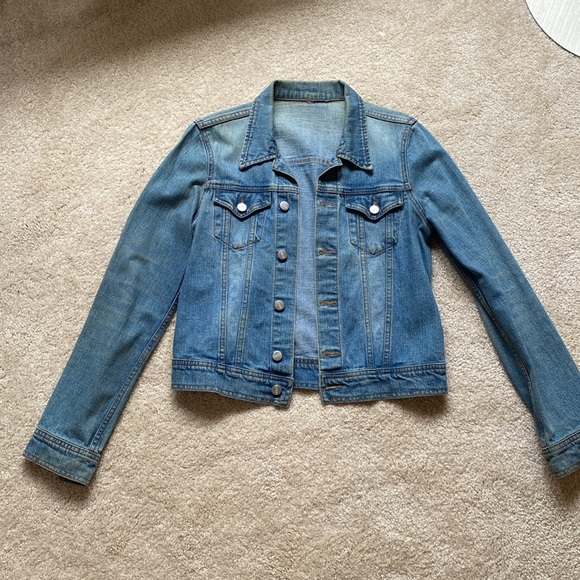 Denim jacket medium weight slight stretch size M classic fit - Picture 4 of 4